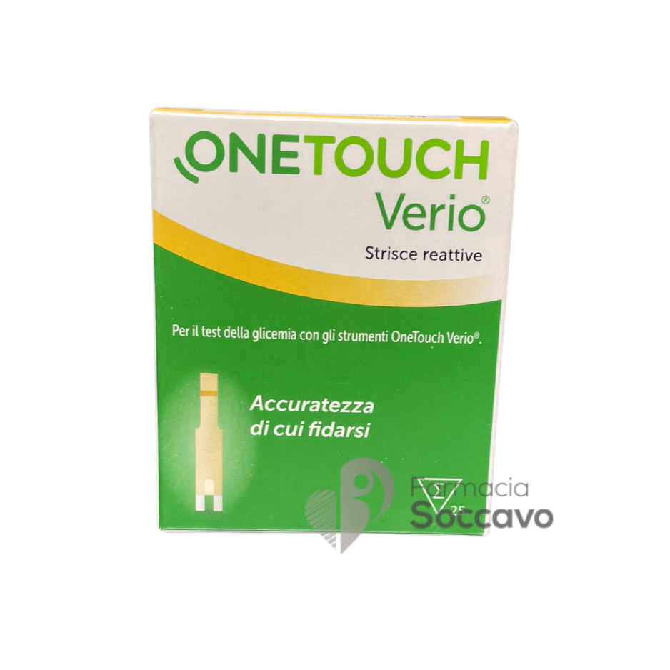 Onetouch Verio Glicemia 25 Strisce Reattive