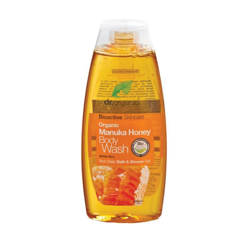 Dr organic manuka honey miele di manuka body wash detergente corpo 250 ml